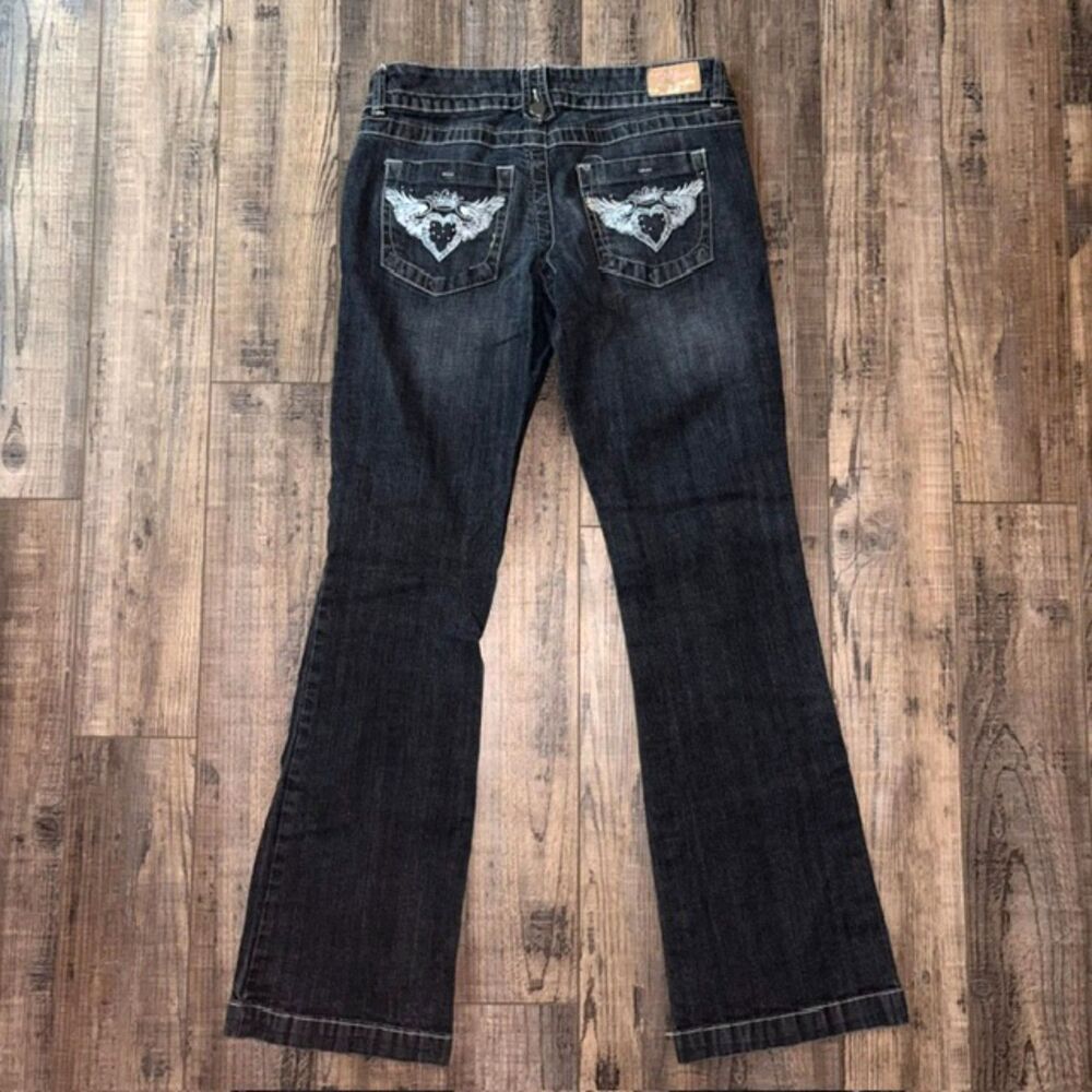 Y2K Low Rise Embroidered Retro Jeans